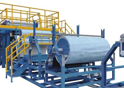 Calendered coupling line