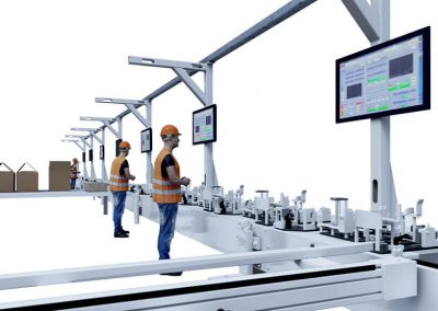 Boiler assembly line