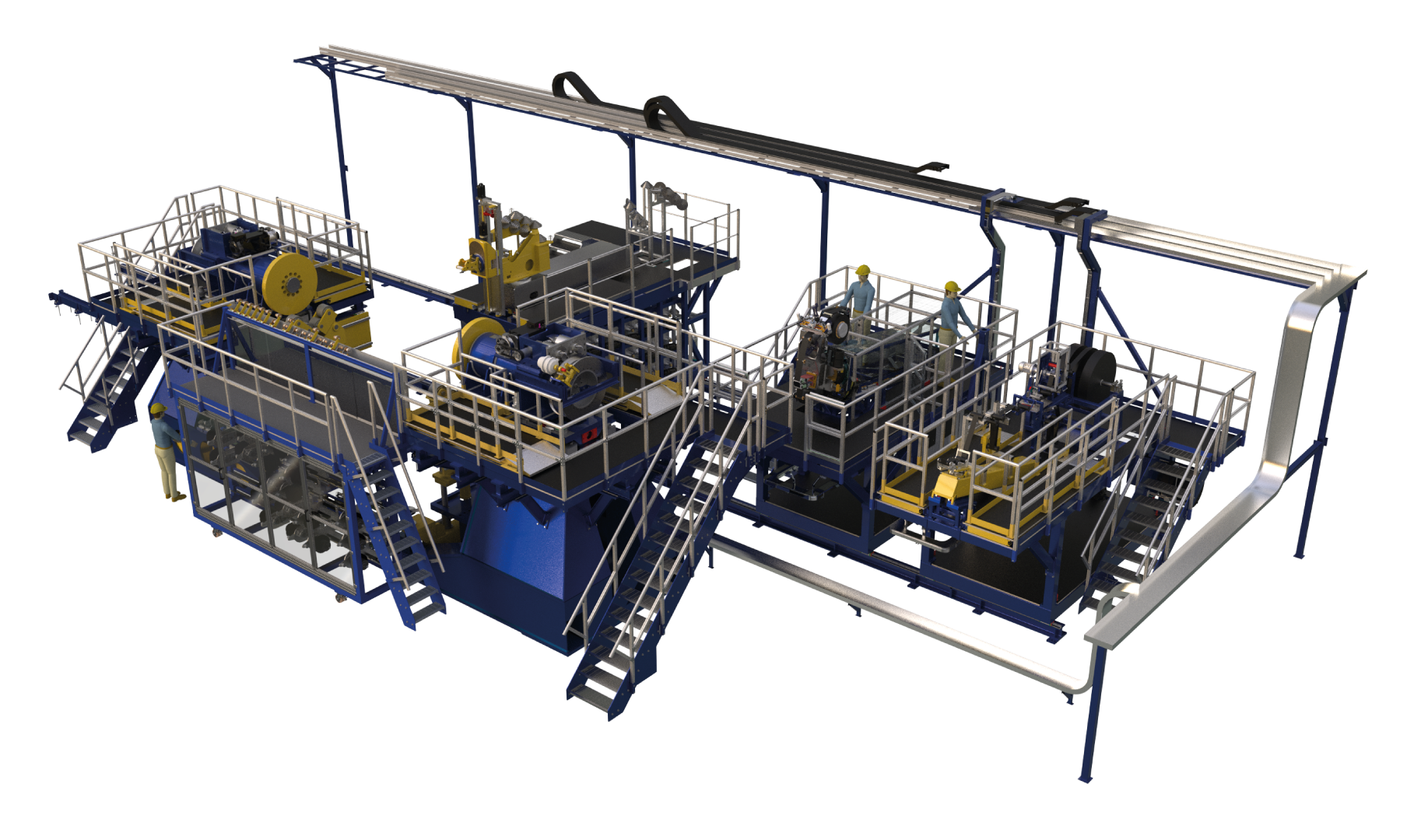 Filament winding, ATL and tape winding Machine – ZEUS
